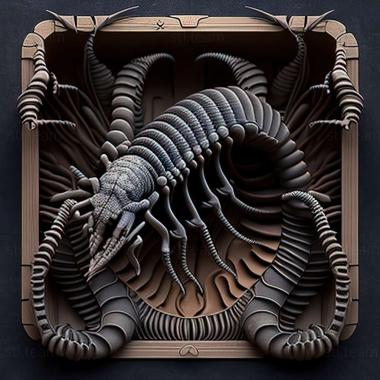 3D модель Scolopendra subspinipes (STL)